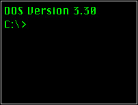 Figura 4 - Command line interface: MS-DOS