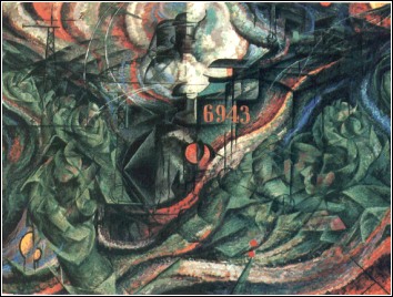 Figura 3 - Stati d'animo: addii, Umberto Boccioni