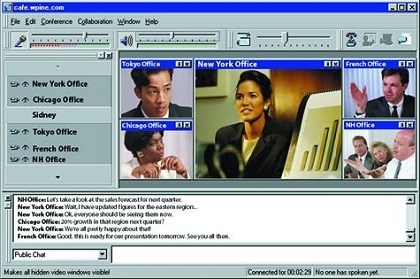 Figura 12 - Un sistema di videoconferenza per PC