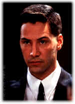 Keanu Reeves nei panni di Johnny Mnemonic