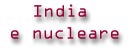 India e nucleare