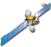 "Newskies K-Tv Satellite, prodotto di Intelsat "