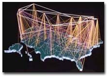 mappa che mostra i nodi telematici